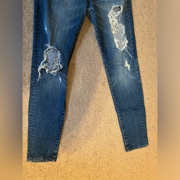 Abercrombie & Fitch Distressed Stretch skinny jeans size 8R - Picture 4 of 9
